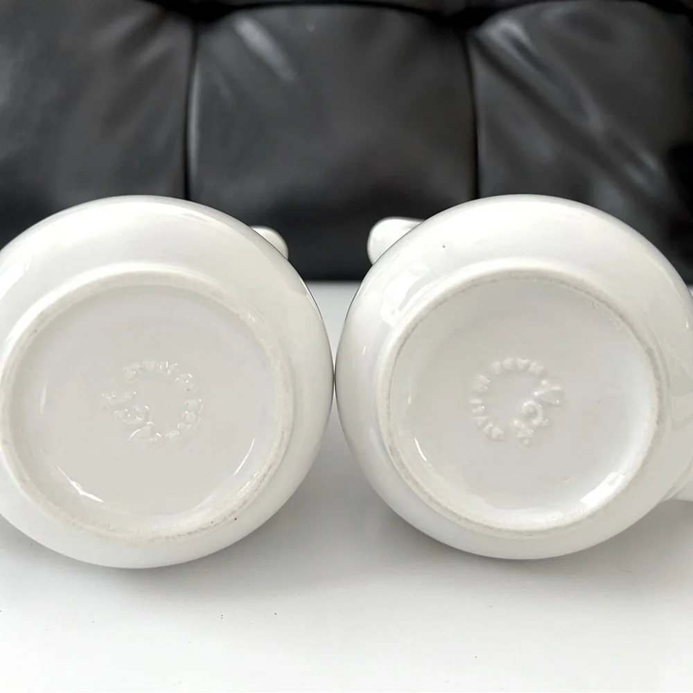 Set of 2 Vintage Italian Coffee Milk Creamer 5.5” Pitchers for Home /Restaurant